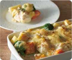 ごろごろ野菜グラタン