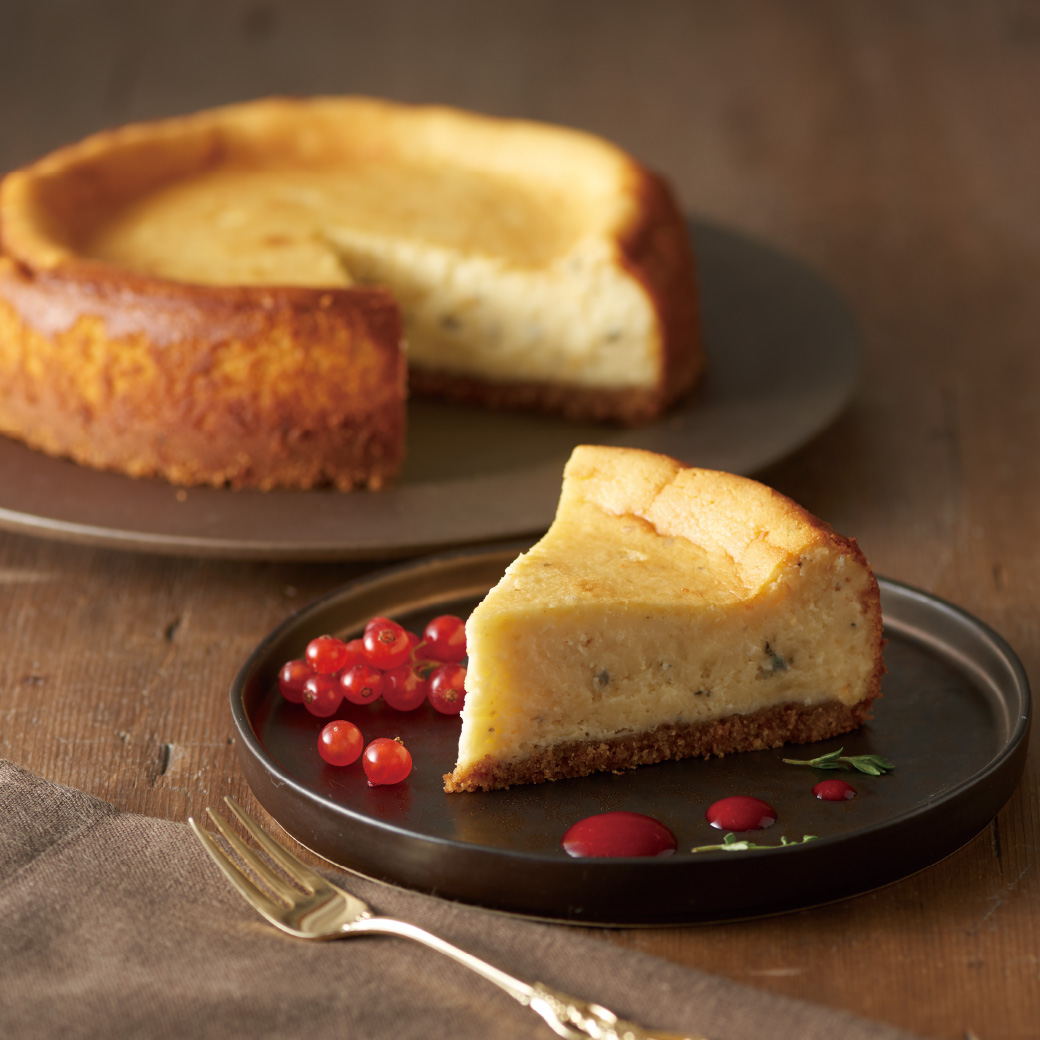 ベイクドブルーチーズケーキ