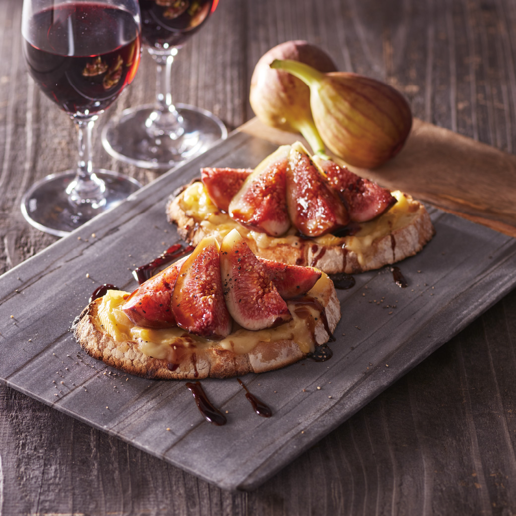 いちじくとチーズのタルティーヌ