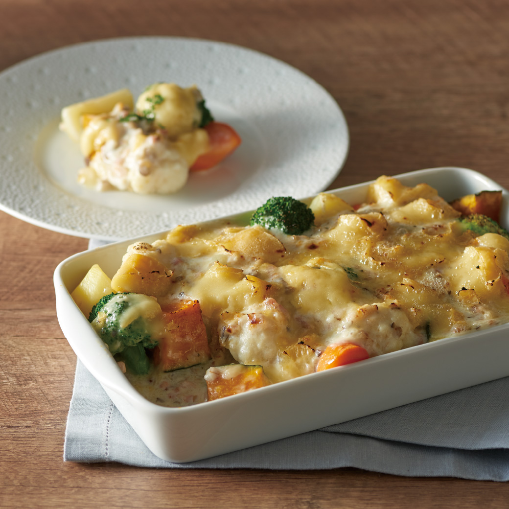 ごろごろ野菜グラタン